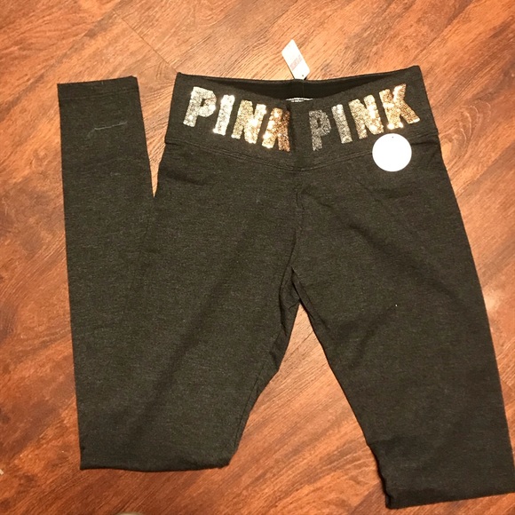PINK BLING LEGGINGS - Picture 2 of 3